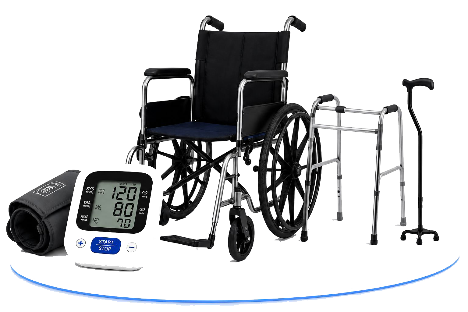 Medical supplies provided by Crown Peakhealth