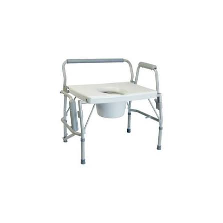 3-in-1 Steel Drop Arm Commode