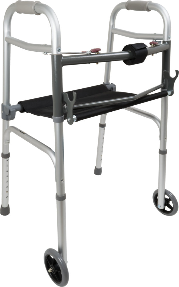 Two-Button Folding Walker